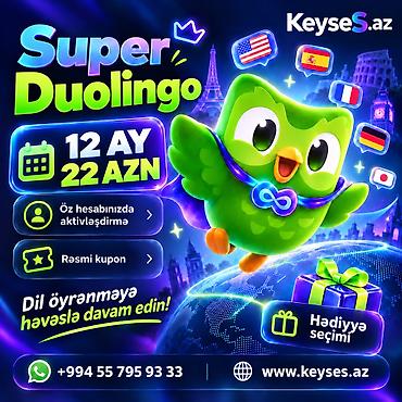 wifi gücləndirici programı: Super Duolingo 🎁 Hədiyyə ilə Yeni dil öyrənməyə bu gün başlayın! — 1