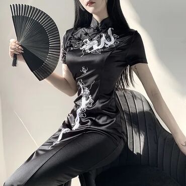 длинное черное трикотажное платье: Вечернее платье, Классическое, Длинная модель, Атлас, Без рукавов, S (EU 36)