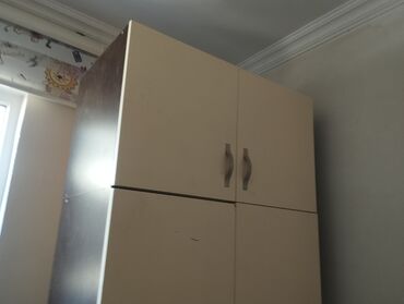 taxtadan: Açılan, 2 qapılı Düz dolab, Dolab-asılqan