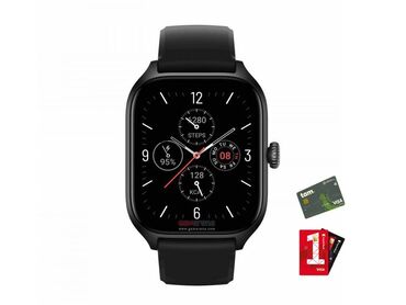 Qol saatları: Amazfit GTS 4 (Mağazadan satılır) smart saat. Yeni, bagli qutuda
