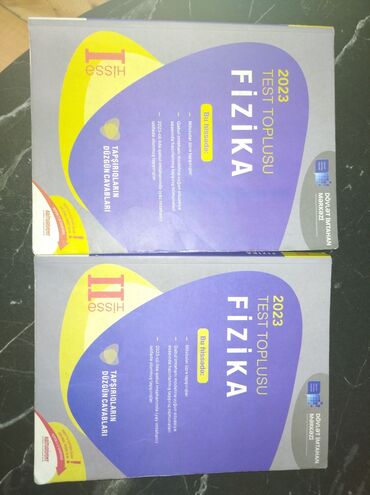 5 ci sinif riyaziyyat dim testi pdf 2023: Fizika birinci ikinci hissə toplular, heç bir cırığı, yazısı yoxdur