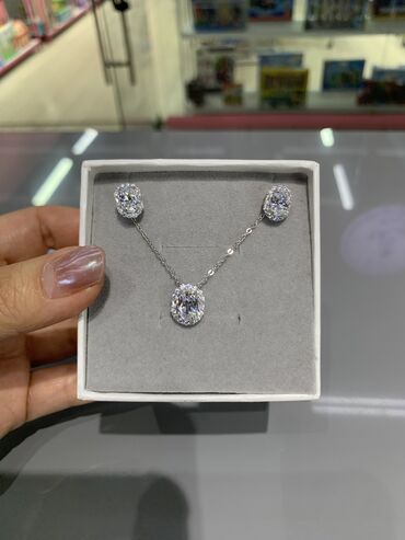 Серебряные наборы украшений: Набор украшений, Проба 925, Женские, Новый — 15