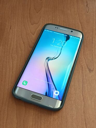 Вилки: Samsung Galaxy S6 Edge, 128 ГБ, цвет - Золотой, Сенсорный, Отпечаток пальца, Беспроводная зарядка