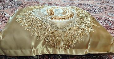 17 şam: TAÇ dekorativ yastıq dəsti - Brend: TAÇ - Rəng: qızılı/şampan - — 3