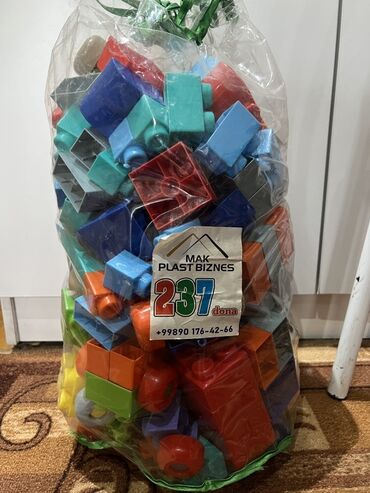 конструкторы sluban розовая мечта: Большой набор пластикового конструктора MAK PLAST BIZNES. - В