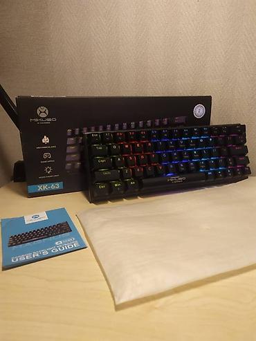 klavye: ❗Təcili satılır ❗ Oyun, mexanik klaviaturası "Mikuso XK-63 X-Series" — 5