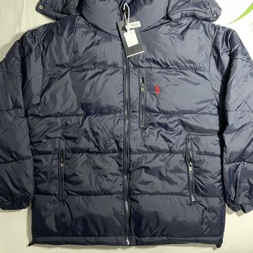 полузамок поло мужской: Эркектердин курткасы, L, XL, Polo Ralph Lauren, Жаңы, түсү - Көк