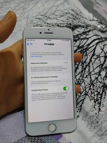 Apple iPhone: IPhone 7, 256 GB, Gümüşü, Barmaq izi — 14