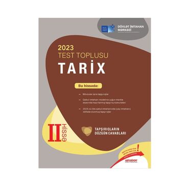 ümumi tarix 6 test: Ümumi Tarix Testlər 10-cu sinif, DİM, 1-ci hissə, 2023 il