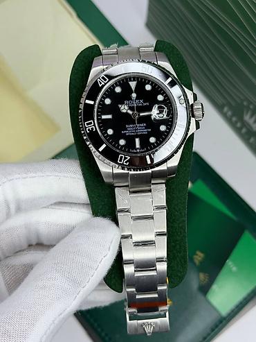 пол сапог: Новый, Наручные часы, Rolex, цвет - Черный — 3