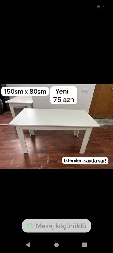 рабочий стол для дома: Masa 75 azn YeniDi çoxlu saydadı. Ölçisi qeyd olunub Nəsimi met