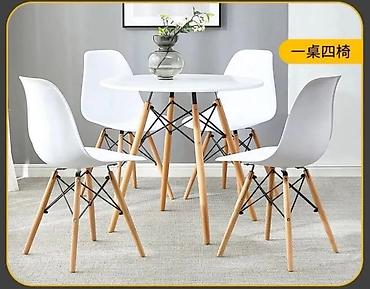 eames: Пластиковый стул, Новый, Самовывоз, Платная доставка, цвет - Белый — 4