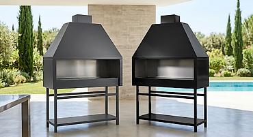 xbox one fat: Açıq məkana uyğun müasir dizaynlı metal manqal/BBQ ocağı - Material — 1