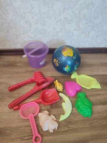 Отдам даром: Игрушки для песка, пляжа+ удобный чехол сразу в нем можно мыть на 4 кг — 1