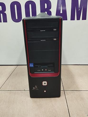 internet data: Masaüstü kompüter seti – sistem bloku + Samsung monitor ram 4. yadas — 2