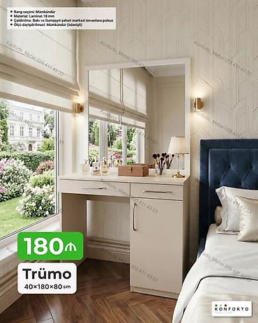 mebel termo: Trümo – 40×180×80 sm - Material: 18 mm laminat - Rəng seçimi — 1