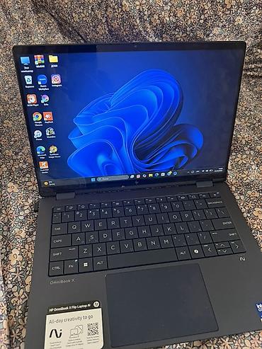 макбук про 2017: HP OmniBook X Flip Laptop AI — тонкий 2‑в‑1 ноутбук с поворотным — 1