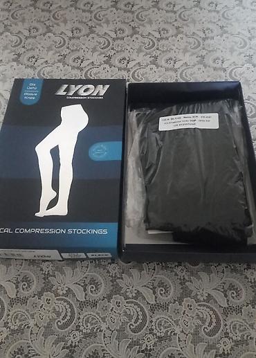 varikoz corabı: LYON tibbi kompressiya corabı – dizüstü, burun hissəsi açıq model. - — 1