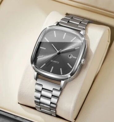 Qol saatları: Yeni, Qol saatı, Quartz, rəng - Gümüşü — 1