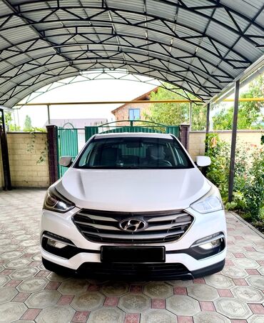 торг у капота: Hyundai Santa Fe: 2018 г., 2.4 л, Автомат, Бензин, Кроссовер