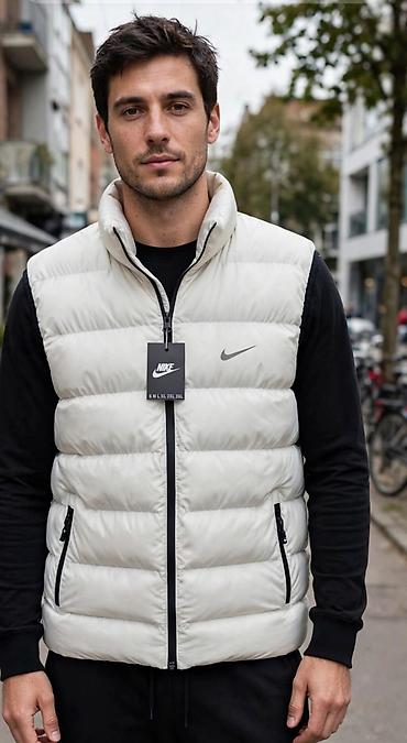 kompleti odece: Muški Nike puf prsluk bez rukava - Model: Nike puffer prsluk sa — 1