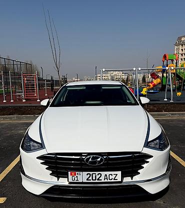 аренда автомобиля sonata: СДАЮ В АРЕНДУ Hyundai Sonata (седан, белый). АРЕНДА 2000 СОМ В СУТКИ 2 — 4