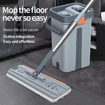 Уборочный инвентарь: Швабра тряпка Новинка!!! Швабра с ведром. Железное крепление — 3