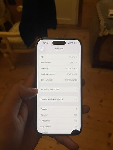 Apple iPhone: IPhone 14 Pro, 256 GB, Space Gray, Face ID — 7