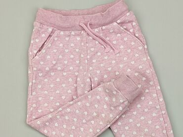 spodnie dresowe rozowe: Spodnie dresowe, 2-3 lat, 92/98, stan - Bardzo dobry