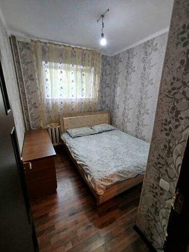 квартира бишкек суточный восток 5: 2 бөлмө, 42 кв. м, 104-серия, 1 кабат, Евроремонт