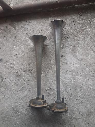 masin manitoru: İki ədəd metal hava siqnalı (klakson) komplekti. - Tip: İkili truba — 1