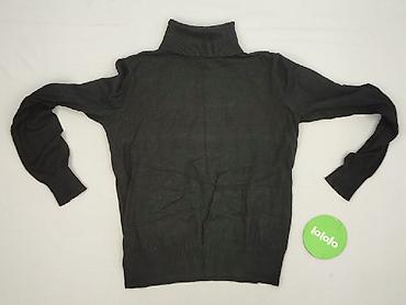 czarny sweter hm: H&M Basic, Golf damski, rozmiar S — 2