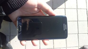 Samsung Galaxy S6 Edge, 32 GB, rəng - Göy, Barmaq izi