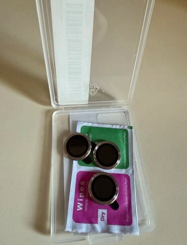 3 göz qaz: IPhone 16pro/pro max üçün 3-lü kamera qoruyucu lens.Yenidir