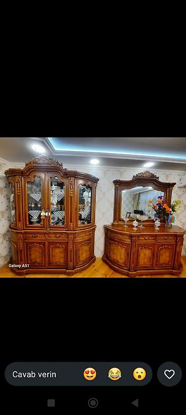 böyük qazanlar: Klassik üslubda qonaq otağı üçün 2 hissəli mebel dəsti: - Böyük — 1