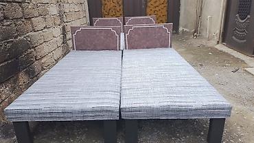 Çarpayılar: Təzə çarpayılar. 1 nəfərlik çarpayılar 60manat. 2 nəfərlik taxt — 18