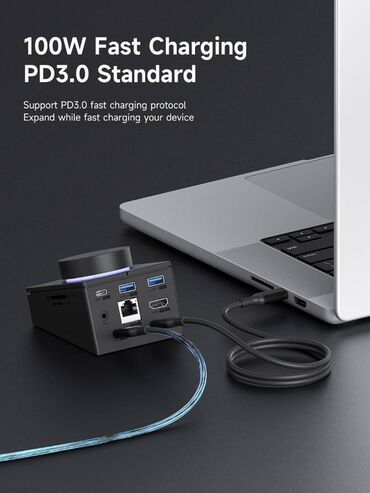 USB хабы: USB hub Концентратор Hagibis Knob USB-C с кнопками быстрого доступа — 5