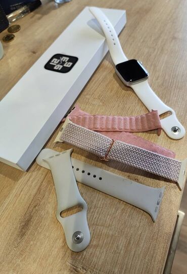 Kişi ayaqqabıları: İşlənmiş, Smart saat, Apple, rəng - Gümüşü