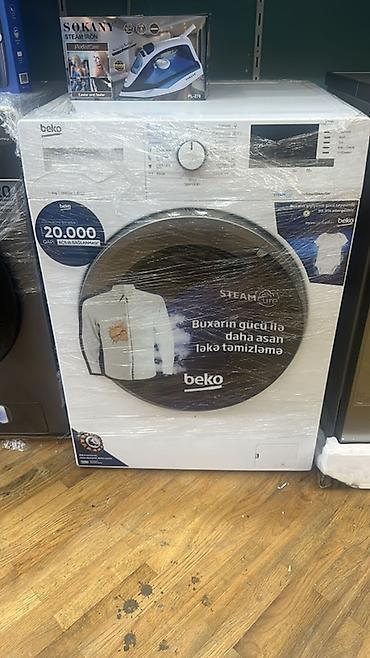 ütü təmiri: Beko 9kq Beko paltaryuyan maşın – SteamCure texnologiyalı, ön — 1