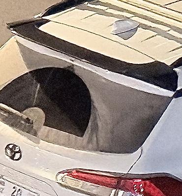 gen: Toyota corolla cross üçün baqaj üsdü Spoiler qara — 1