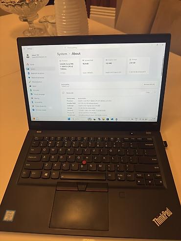 msi notebook: İşlənmiş Lenovo ThinkPad, 14 ", Intel Core i7, 256 GB — 5