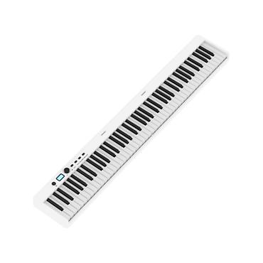 Klavişli alətlər: №: 12744 Məhsulun adı: Rəqəmsal piano BX20, qatlanan, ağ Brend: No — 2