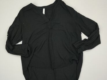 czarne bluzki damskie rękaw 3 4: Bluzka Damska, Amisu, XL, stan - Dobry