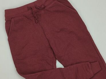 szerokie spodnie z eko skóry: Sweatpants, George, 7 years, 122, condition - Good