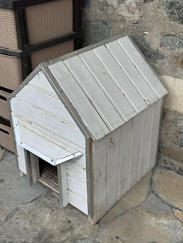 Endirim olajax Ağ rəngli taxta it evi - Material: möhkəm taxta lalafo.az -da Endirim olajax Ağ rəngli taxta it evi - Material: möhkəm taxta