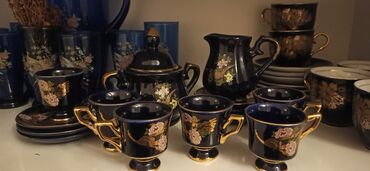 keramika peci: Кофейный набор, цвет - Синий, Керамика
