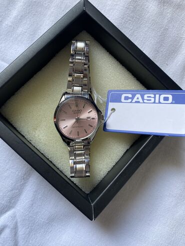 часы электроника: Часы женские Casio новые Браслет из нержавеющей стали, красивый