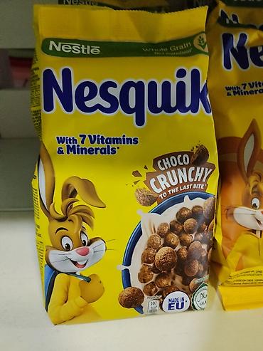 шоколадный сироп: Хлопья Nestlé Nesquik Choco Crunchy - Шоколадные шарики хрустящие до — 1