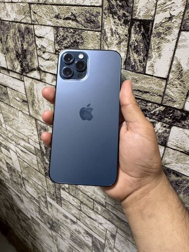 IPhone 13 Pro Max, 128 GB, Pacific Blue, Zəmanət, Simsiz şarj, Face ID