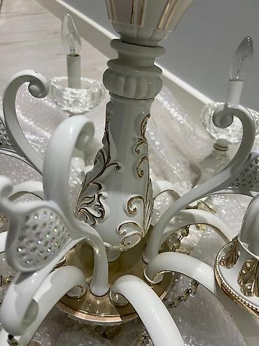 İşıqlandırma: Çılçıraq, 8 lampa, Metal — 2